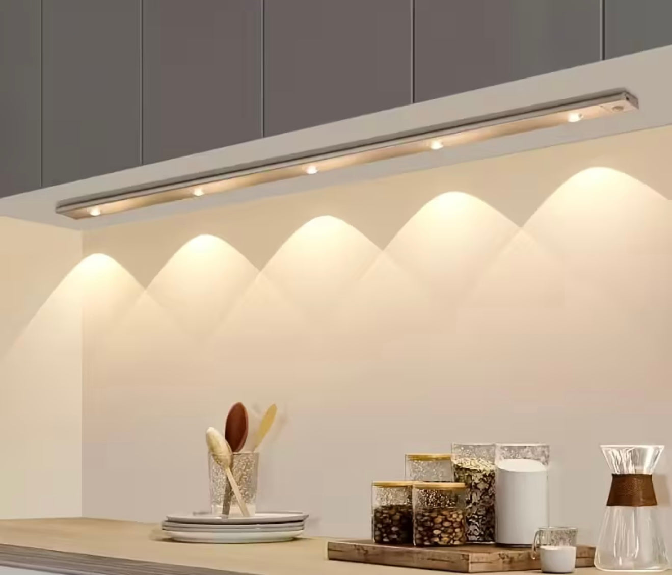 Vitaura Smart Motion Sensor LED Light Bar - 3-Color Dimmable